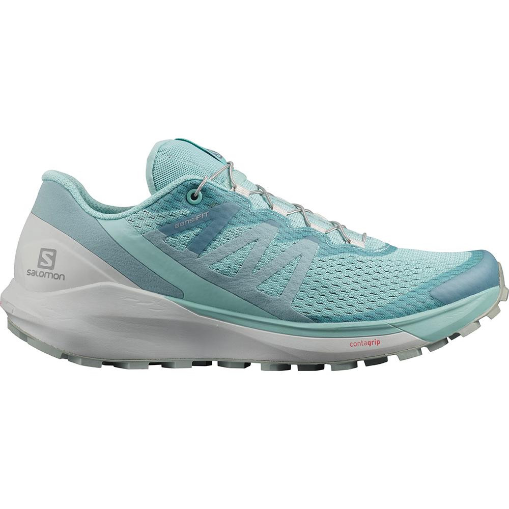 Zapatillas Running Asfalto Salomon Mujer Azules - Salomon Argentina SENSE RIDE 4 W,906724-NEY